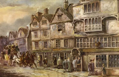 The Cock Tavern, Bishopsgate Street, Londres